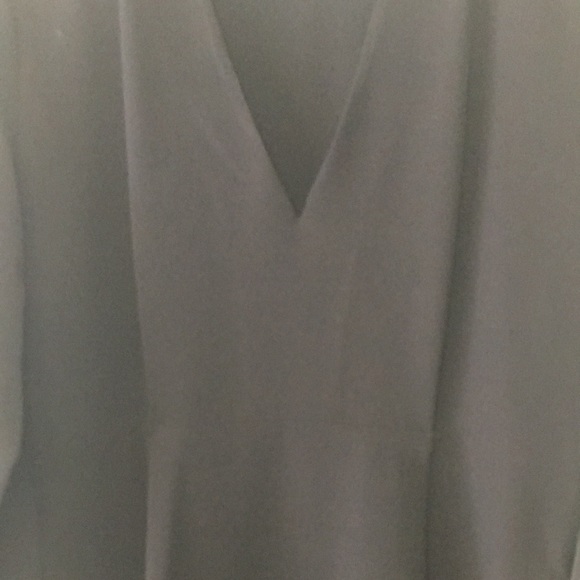 Oak + Fort Classic Black Maxi Dress. 100% polyester - Picture 9 of 9